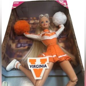 Barbie University Virginia Cheerleader Doll, NIB, Vintage 97’